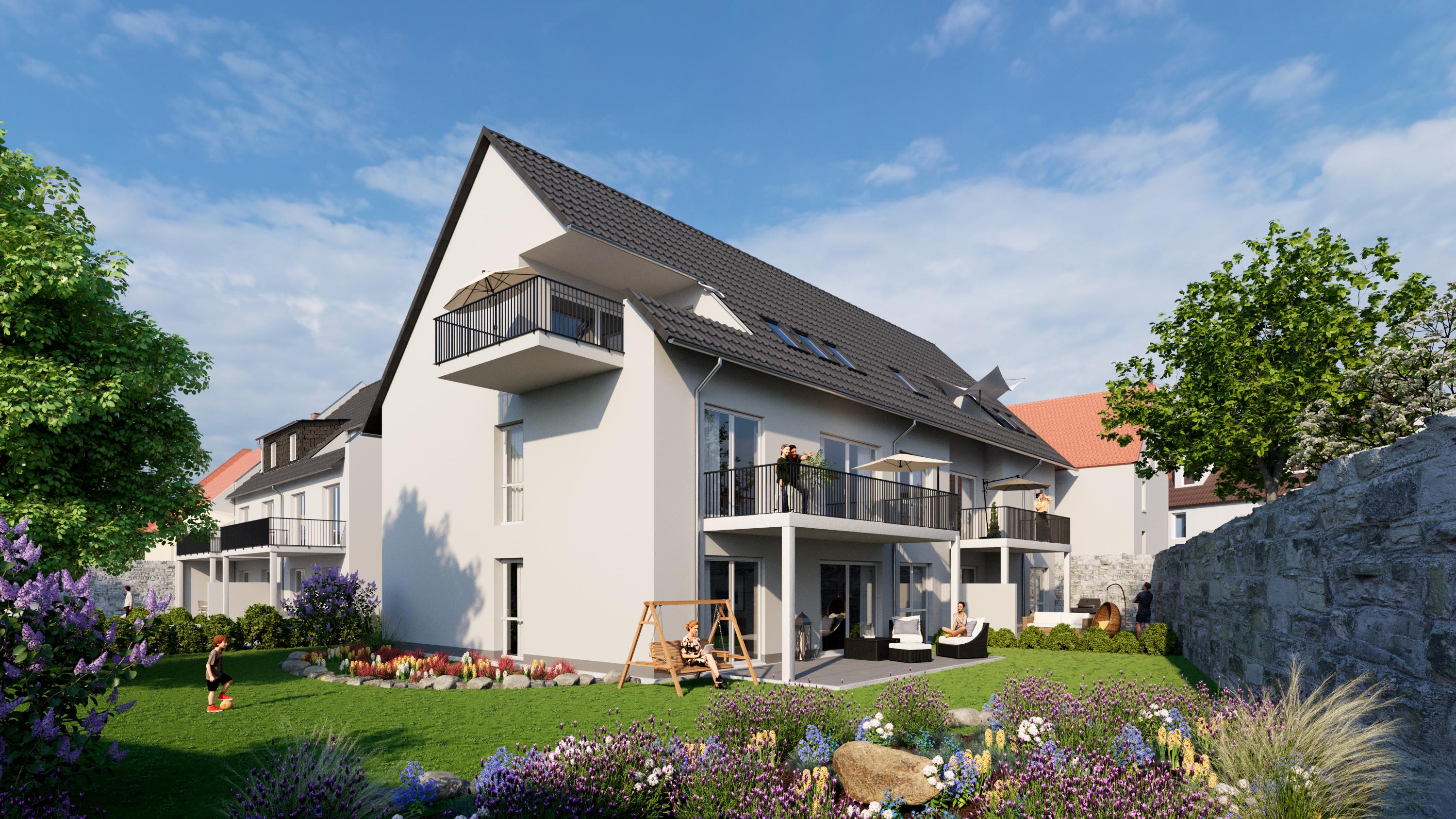 Gartenansicht Haus 4